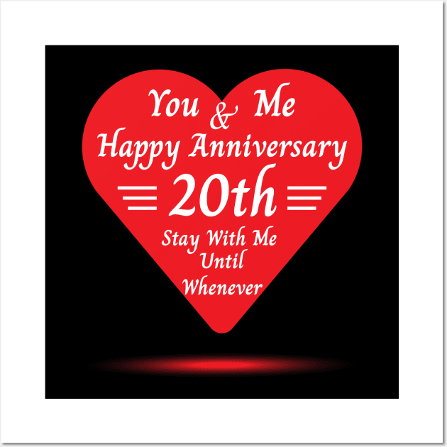 Anniversary you and me Wall Art by EKSU17